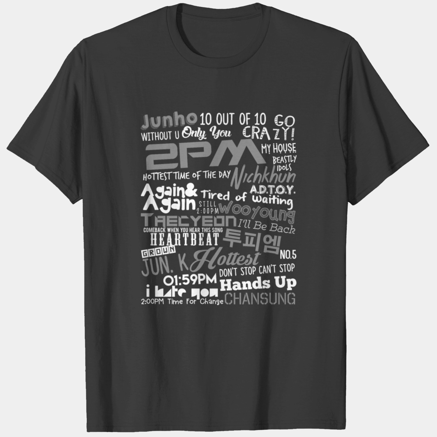 2pm Special Fan Dont Stop Cant Stop Tshirt